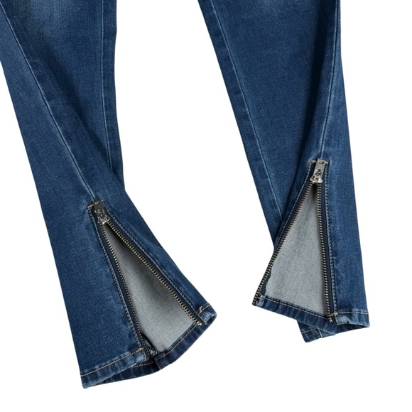 Levi's 721 High Rise Ankle Zip Skinny Denim Blue Jeans Women's Size 28 - Picture 14 of 16